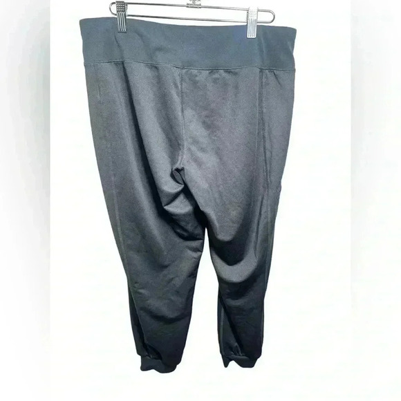The North Face Gray Cropped Jogger Sweatpants with Drawstring Waist size L - Picture 2 of 7